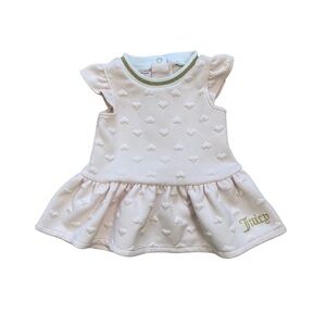 Juicy Couture Baby Pink Quilt Hearts Peplum Top
6/9 months